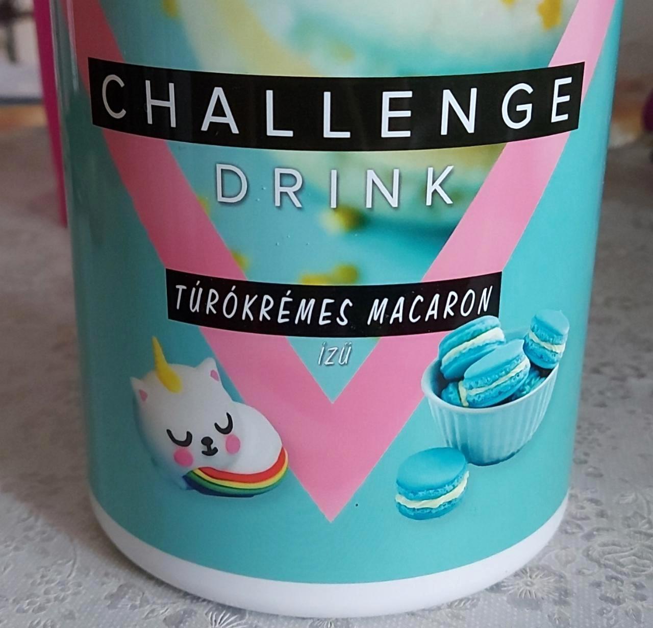 Képek - Challenge drink túrókrémes macaron Manker