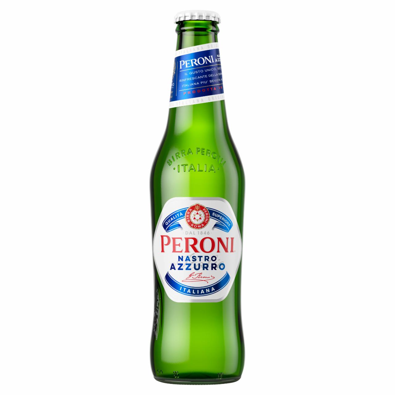 Képek - Peroni Nastro Azzurro minőségi világos sör 5% 0,33 l