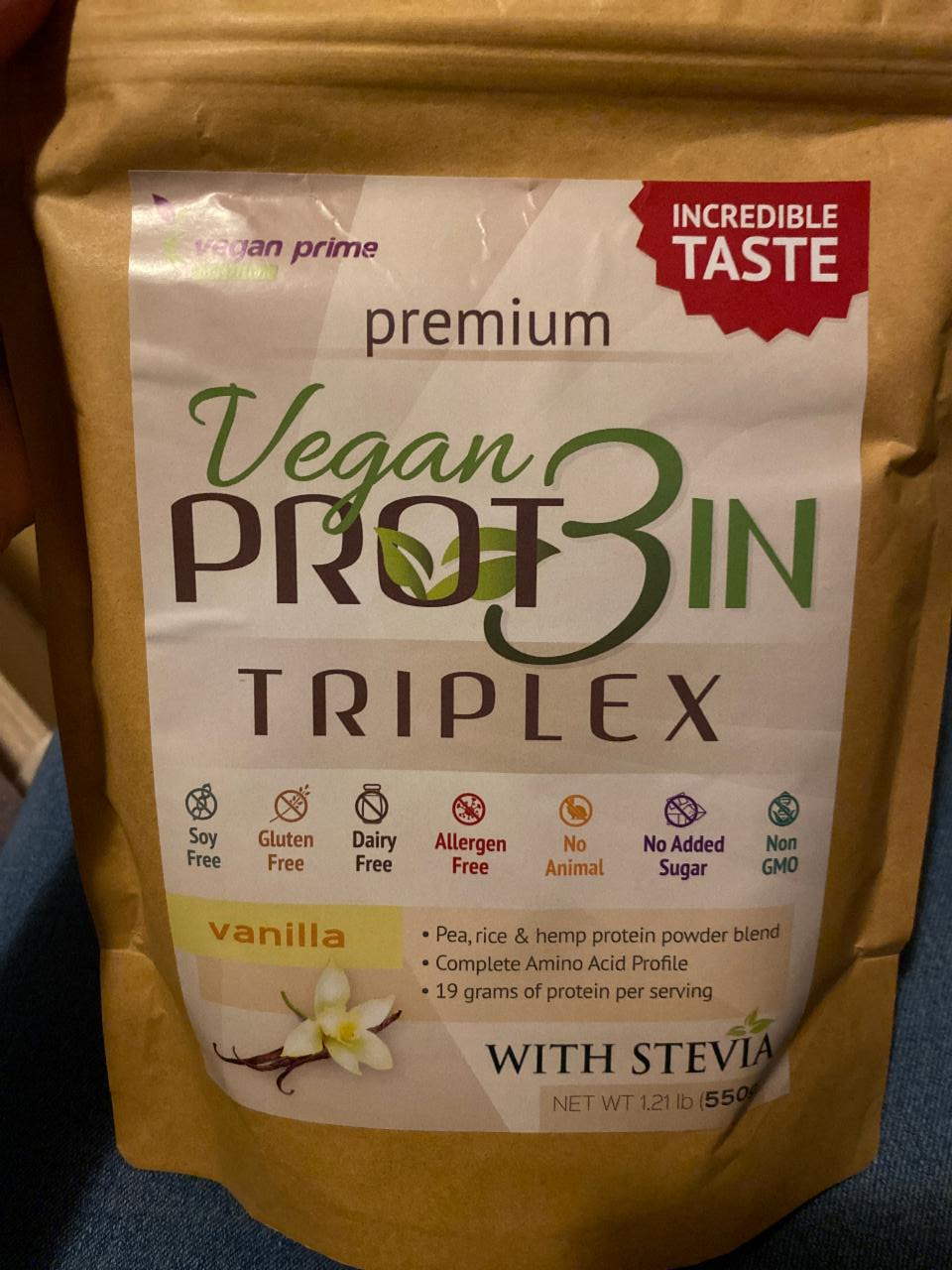 Képek - Vegan Prot3in triplex vanília ízű