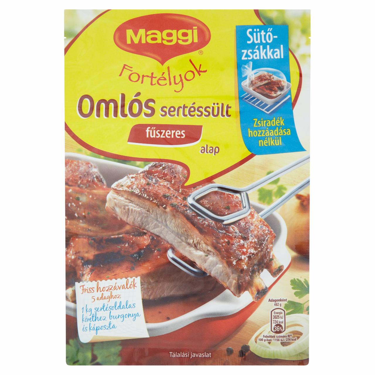 Képek - Maggi Fortélyok omlós sertéssült fűszeres alap 28 g