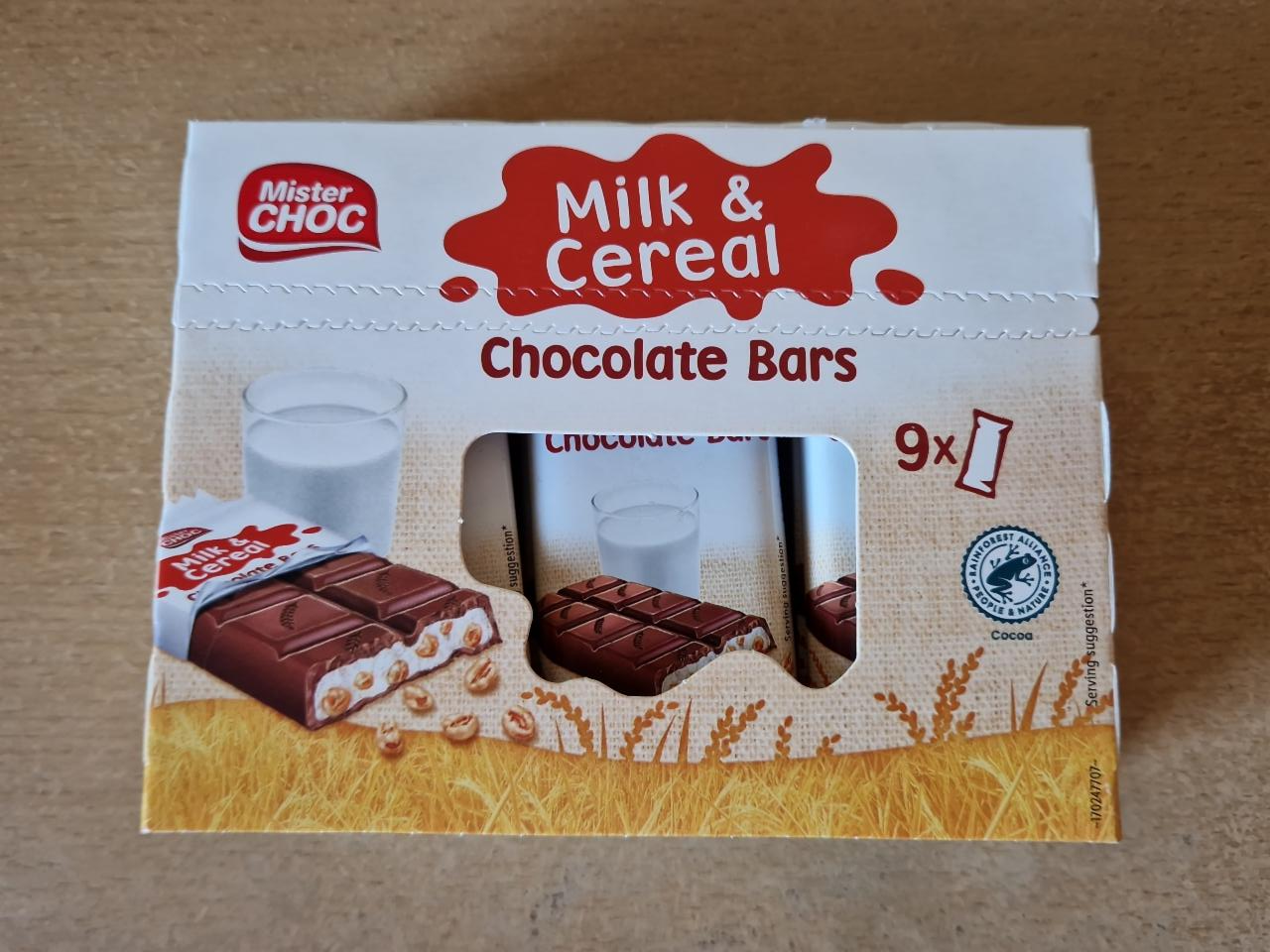 Képek - Milk&Cereal Chocolate Bars Mister Choc