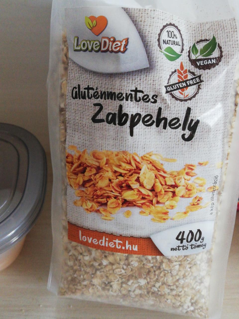 Képek - Zabpehely Gluténmentes Love Diet