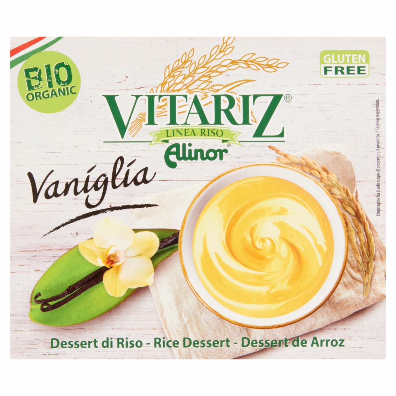 Képek - Vitariz BIO UHT vaníliás rizsdesszert 4 x 100 g