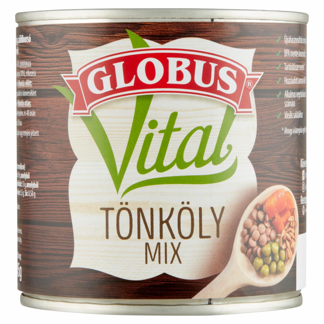Képek - Globus Vital tönköly mix 400 g