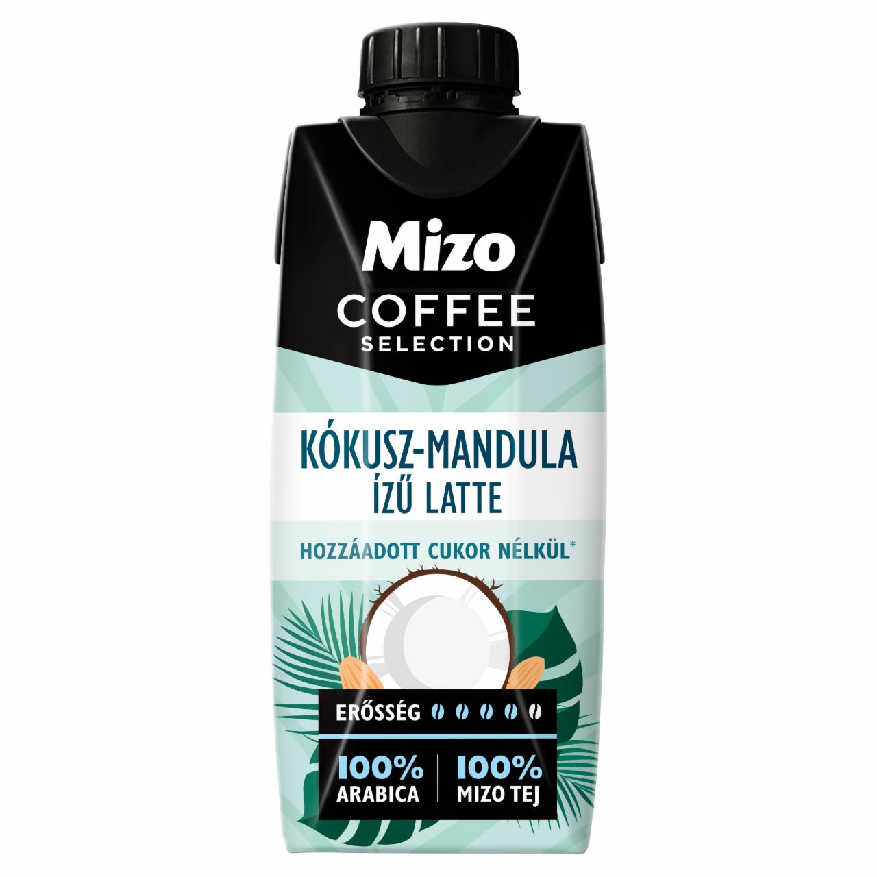Képek - Mizo Coffee Selection UHT zsírszegény kókusz-mandula ízű latte 330 ml