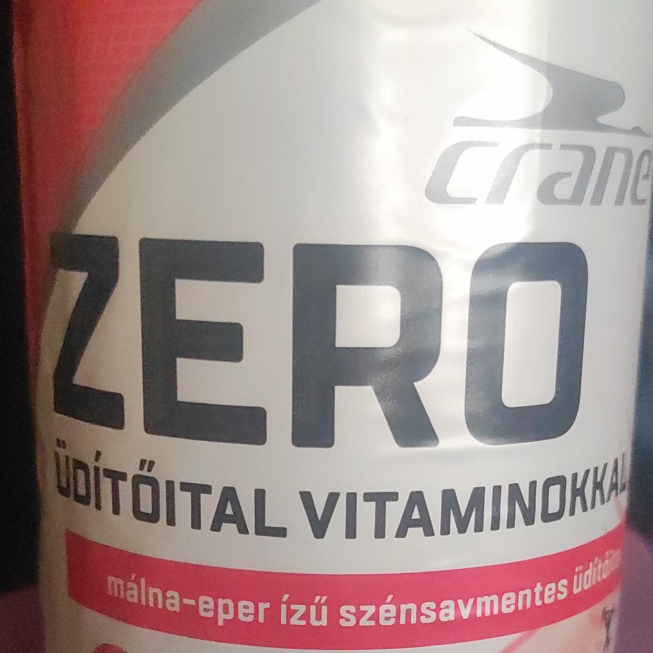 Képek - ZERO üdítőital vitaminokkal -málna, eper ízű szénsavmentes Crane