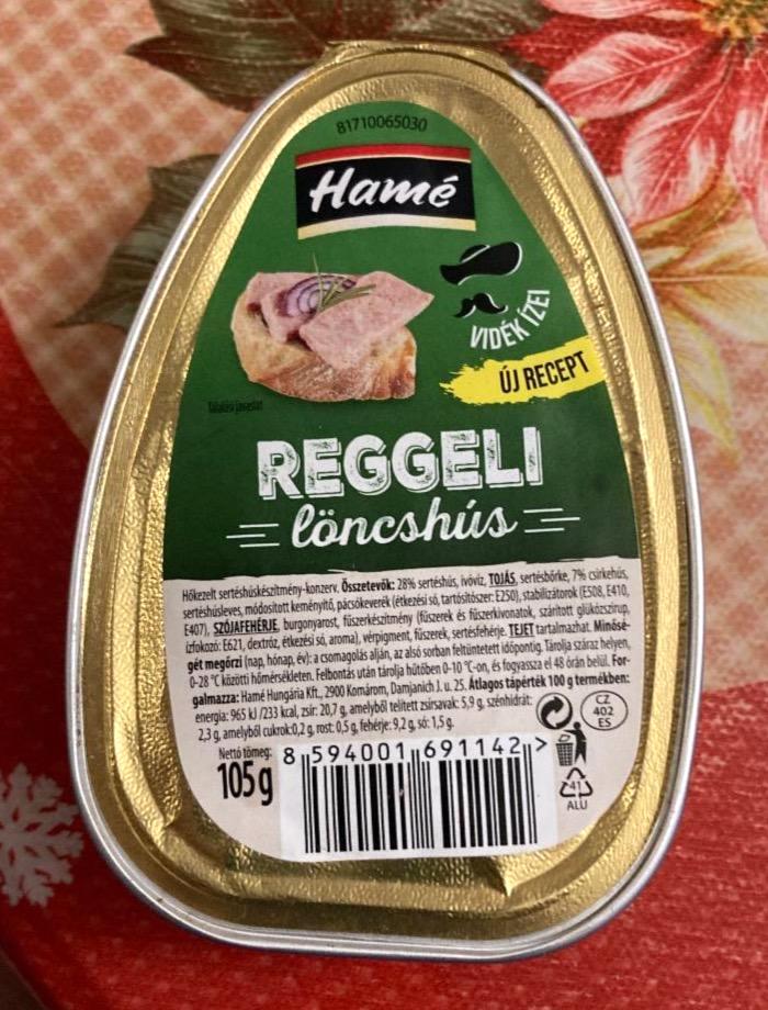 Képek - Hamé reggeli löncshús 105 g