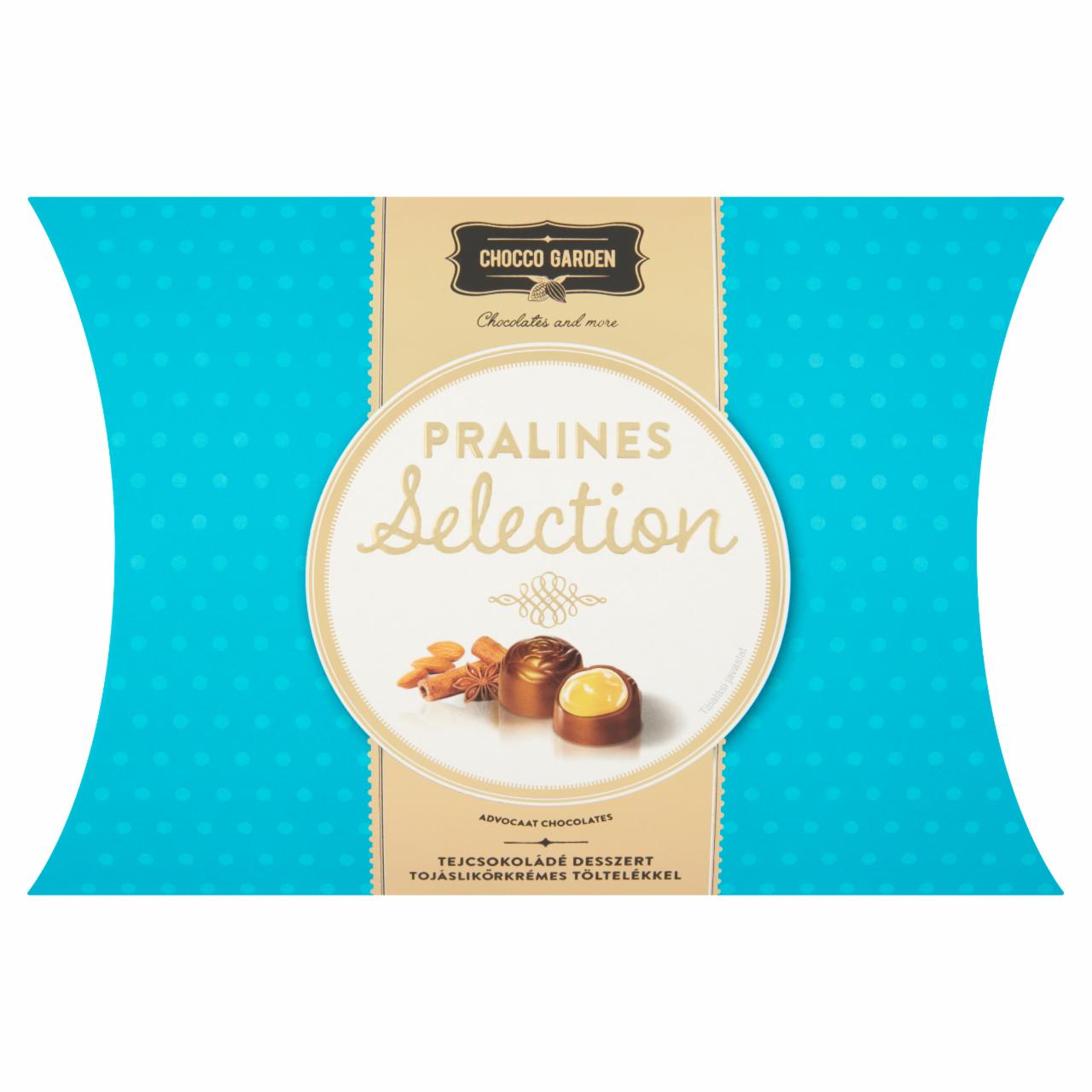 Képek - Chocco Garden Pralines Selection tejcsokoládé desszert tojáslikőrkrémes töltelékkel 145 g