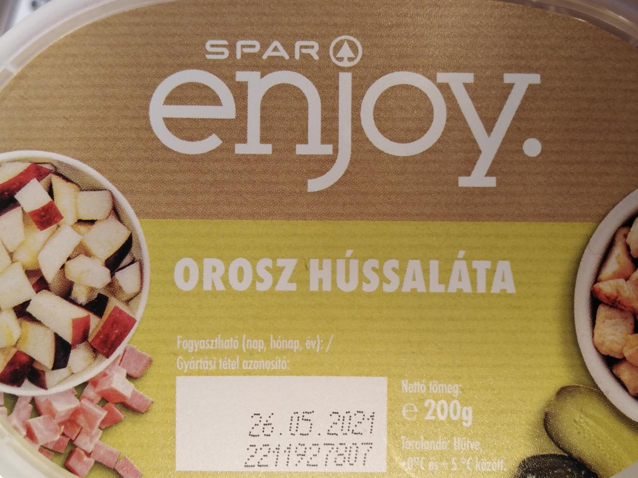 Képek - Orosz hússaláta Enjoy Spar