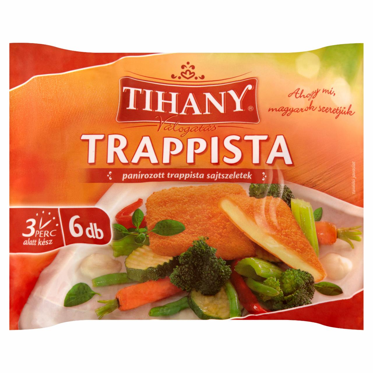 Képek - Tihany Válogatás panírozott trappista sajt 6 db 420 g