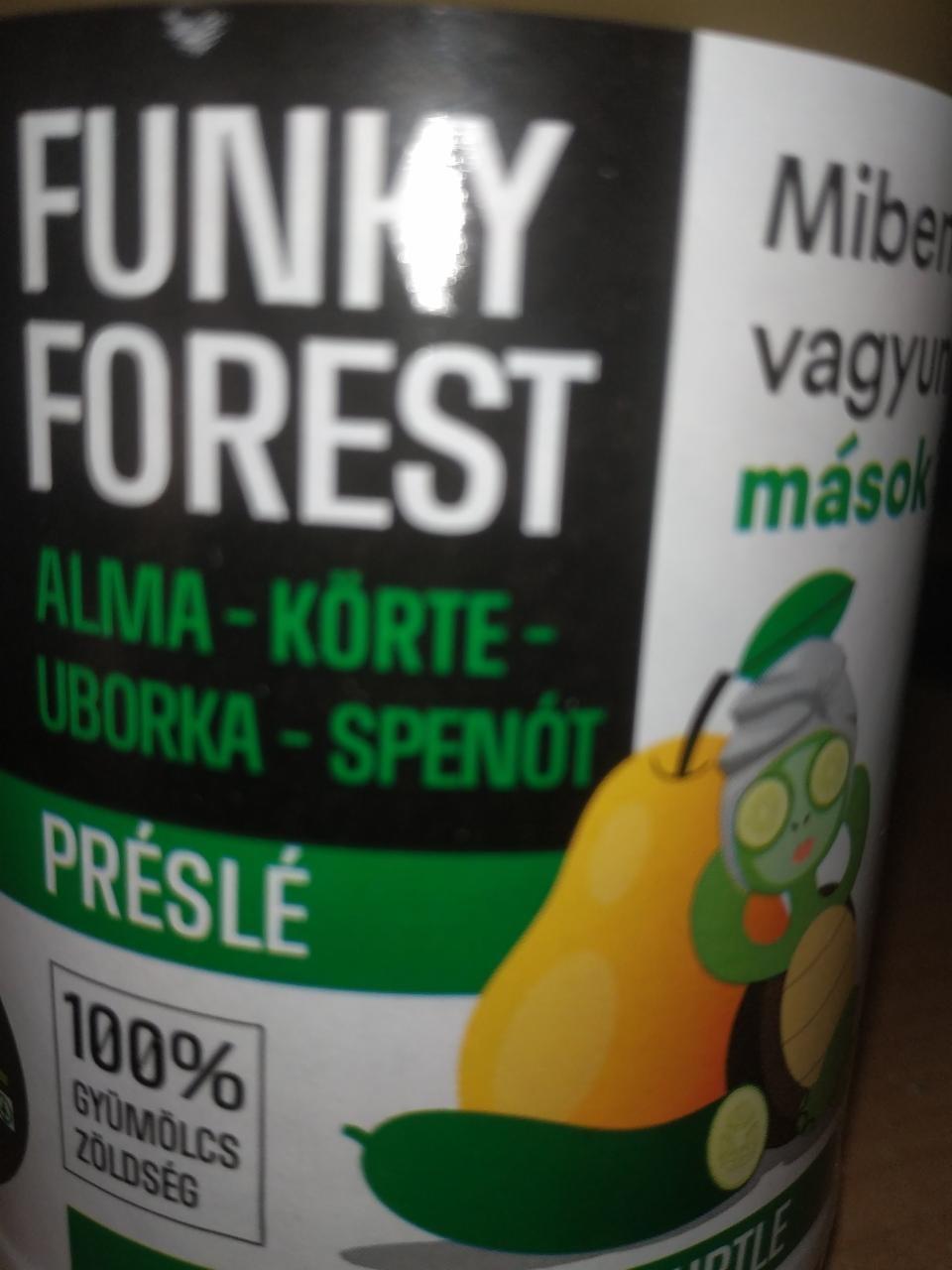Képek - Alma-körte-uborka-spenót préslé Funky Forest