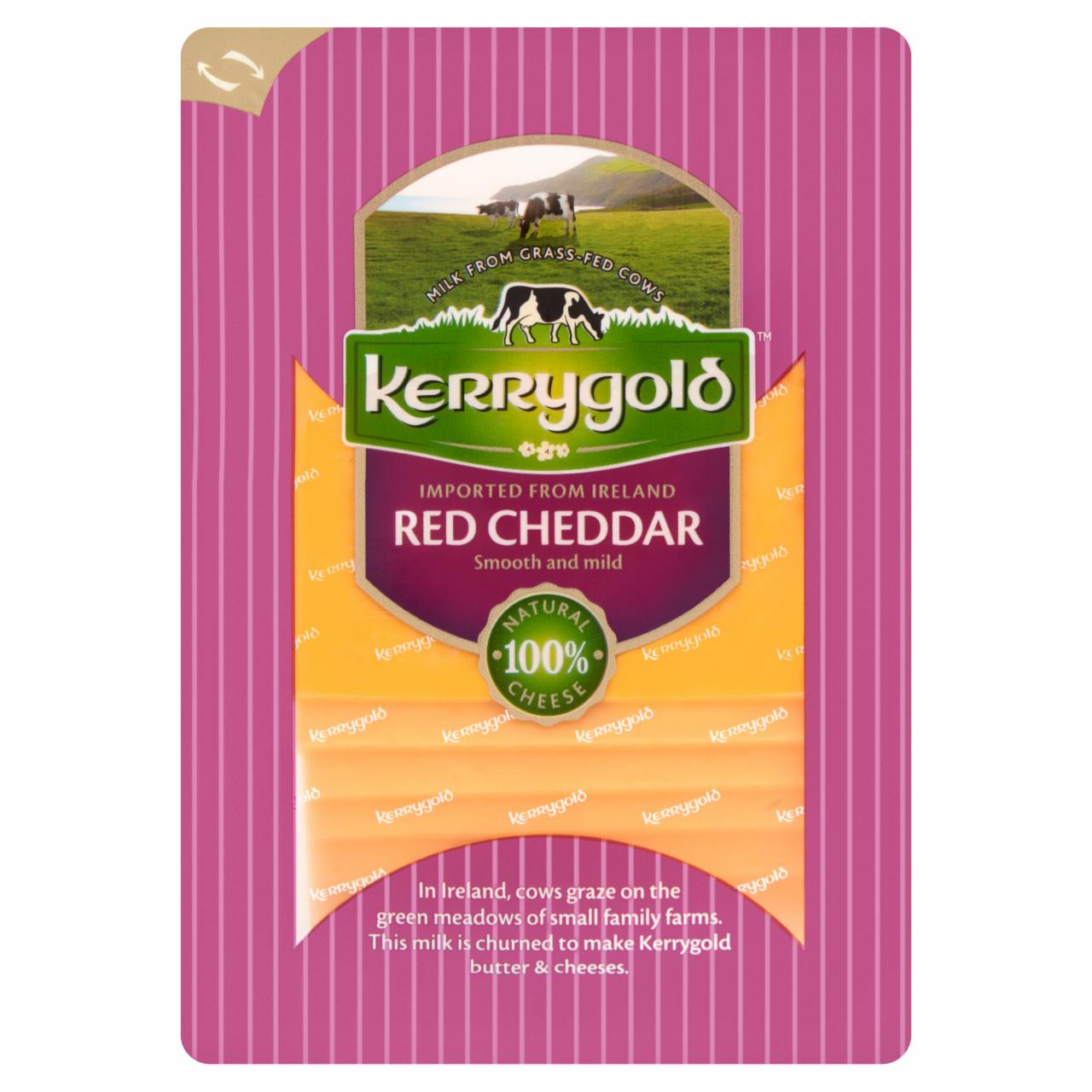 Képek - Kerrygold szeletelt zsíros, kemény, ír vörös cheddar sajt 150 g
