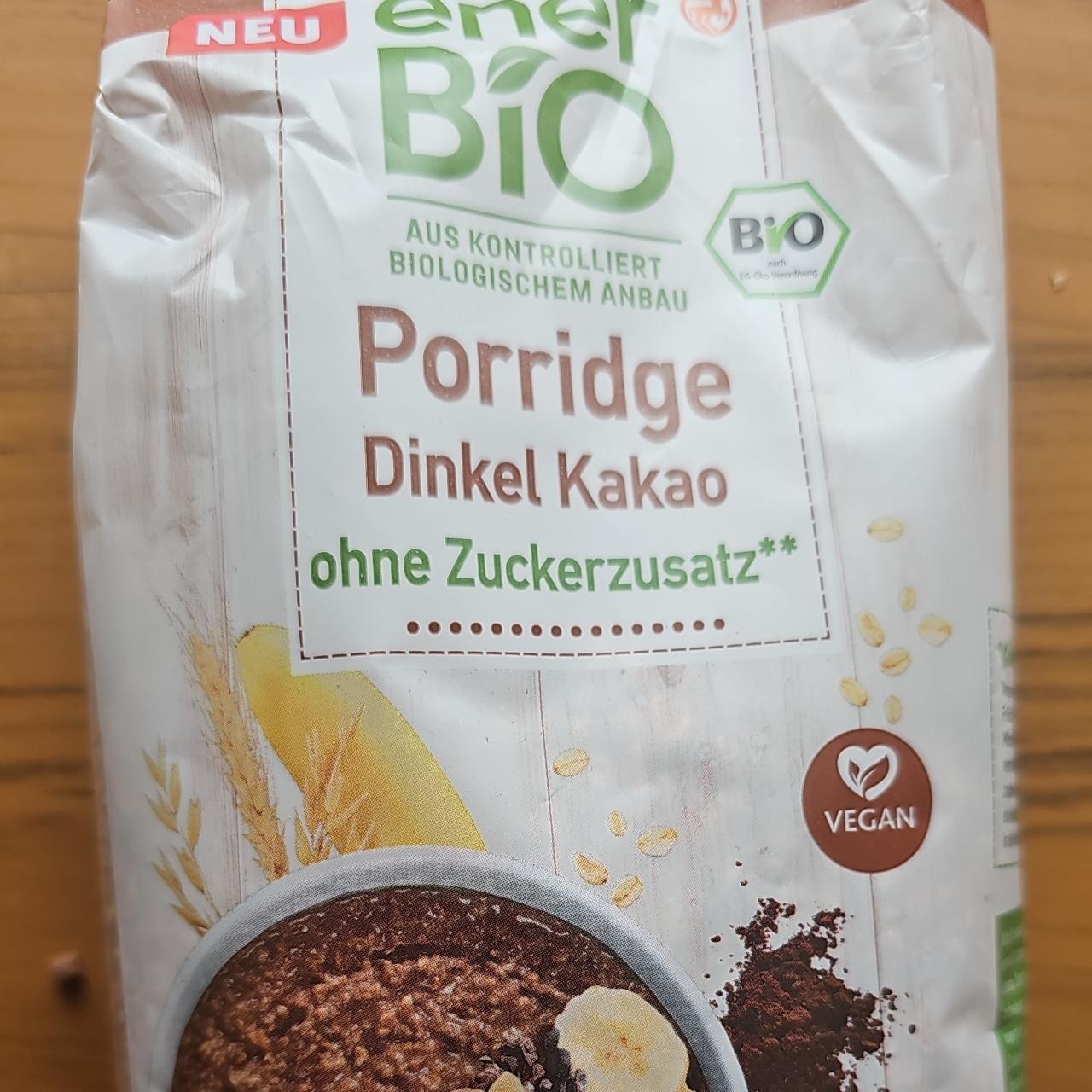Képek - Porridge dinkel kakao ohne zuckerzusatz enerBio