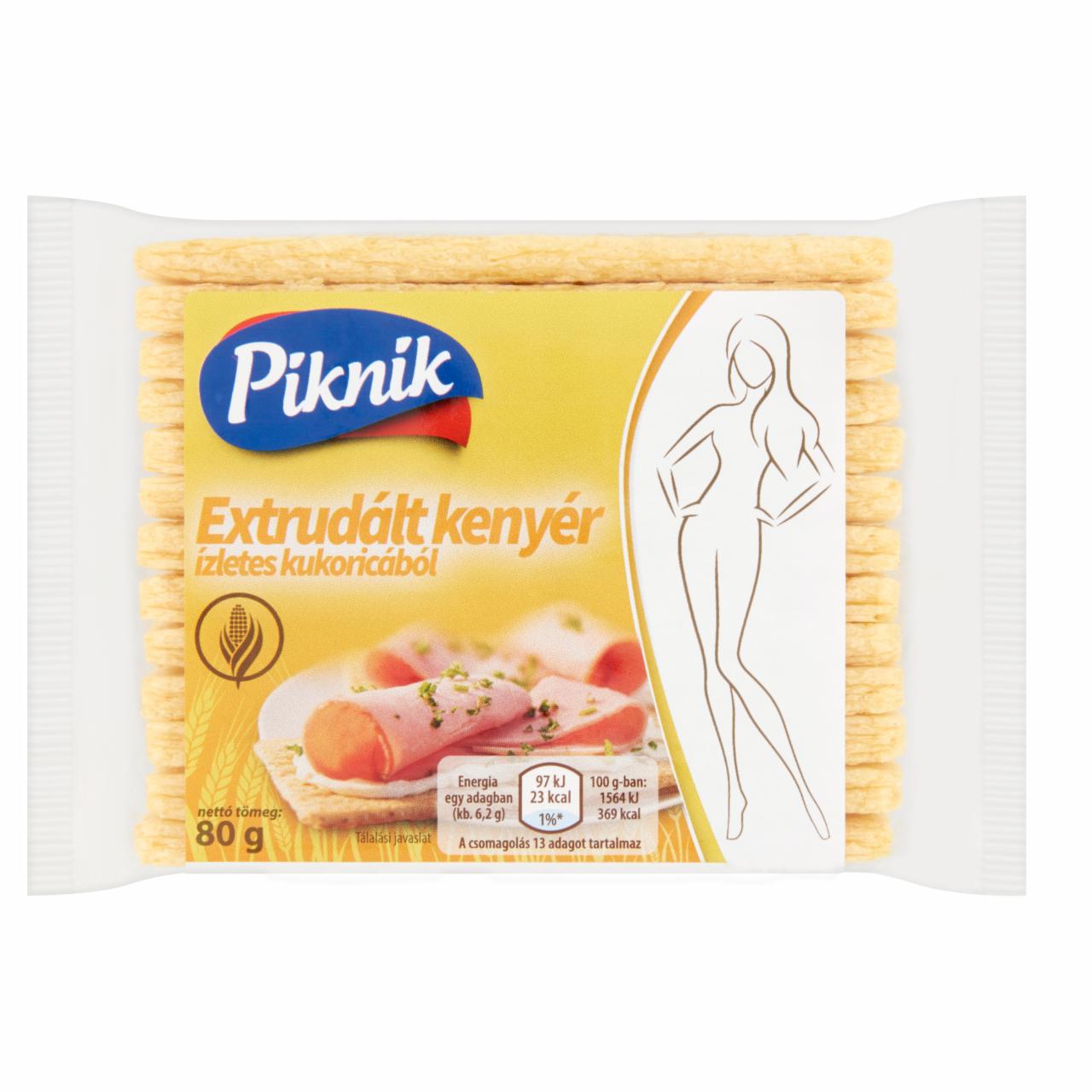 Képek - Piknik extrudált kenyér ízletes kukoricából 80 g
