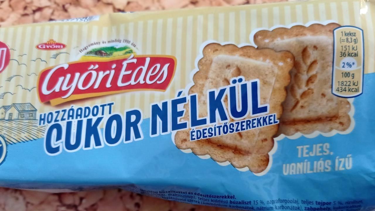Képek - Győri Édes vaníliás keksz hozzáadott cukor nélkül Győri
