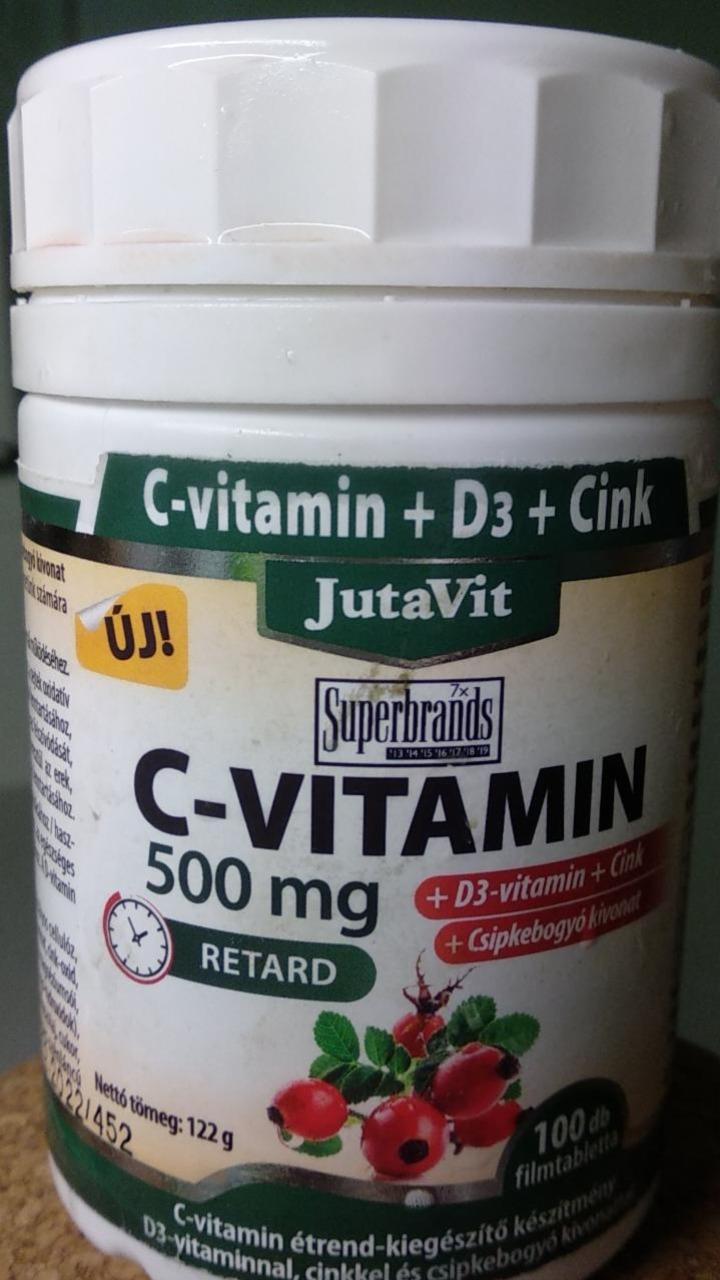 Képek - C-vitamin 500mg + D3 + Cink JutaVit