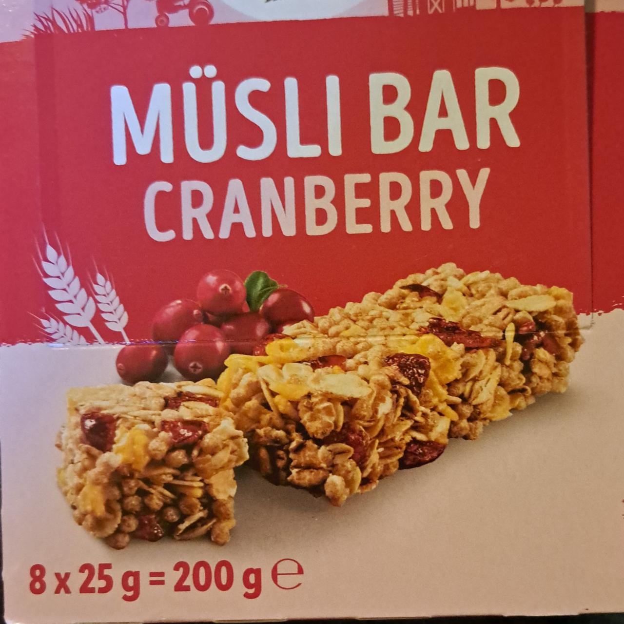 Képek - Müsli bar cranberry Crownfield