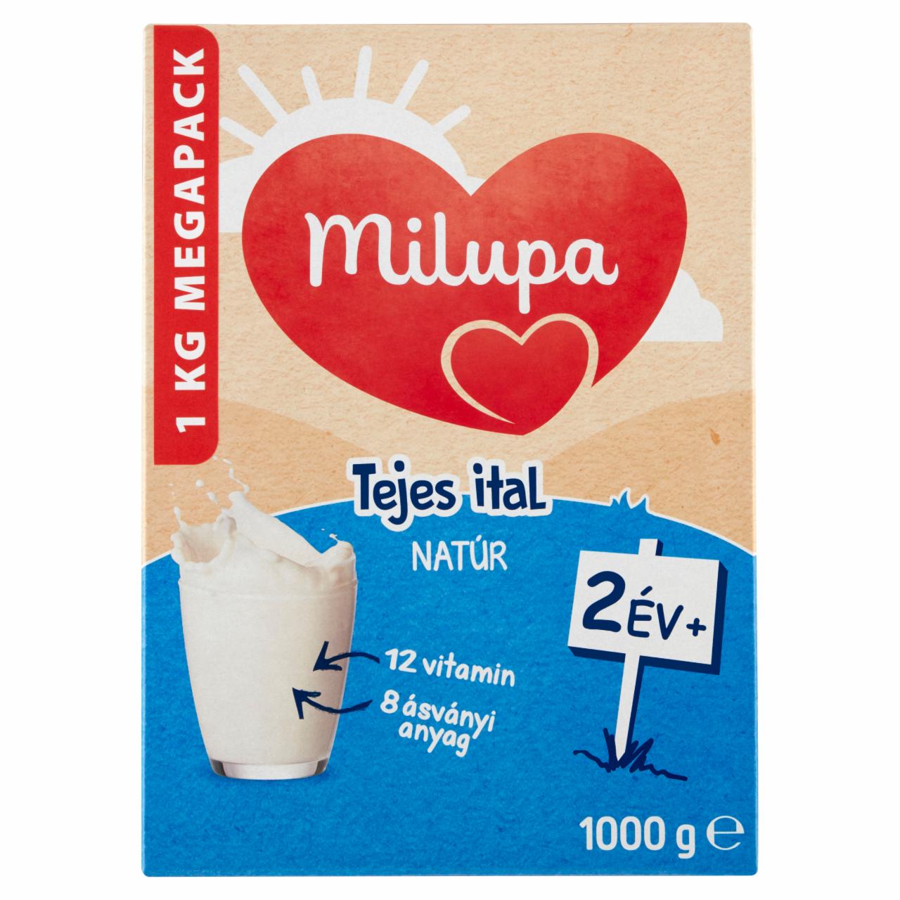 Képek - Milupa natúr tejes ital 2 év+ 2 x 500 g (1000 g)