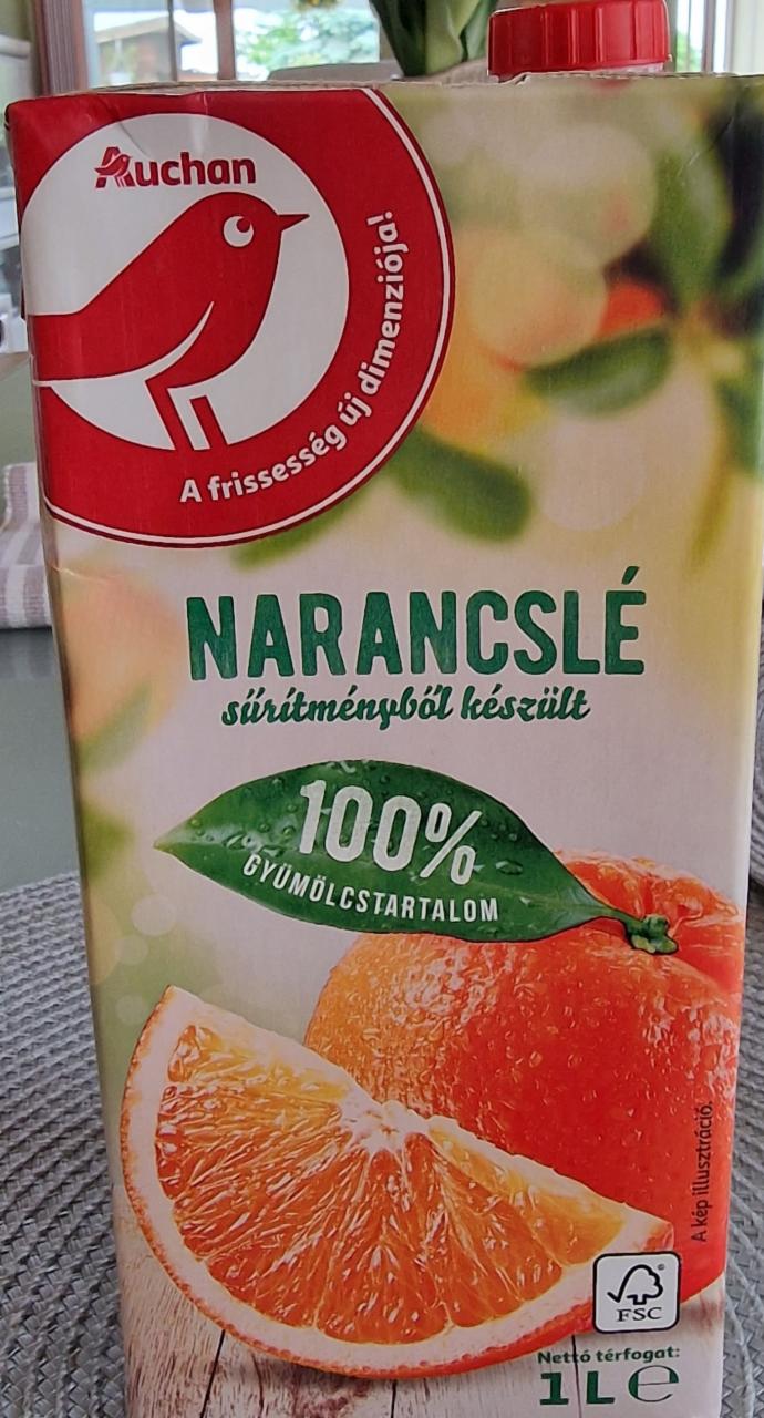 Képek - Narancslé 100% Auchan Nívó