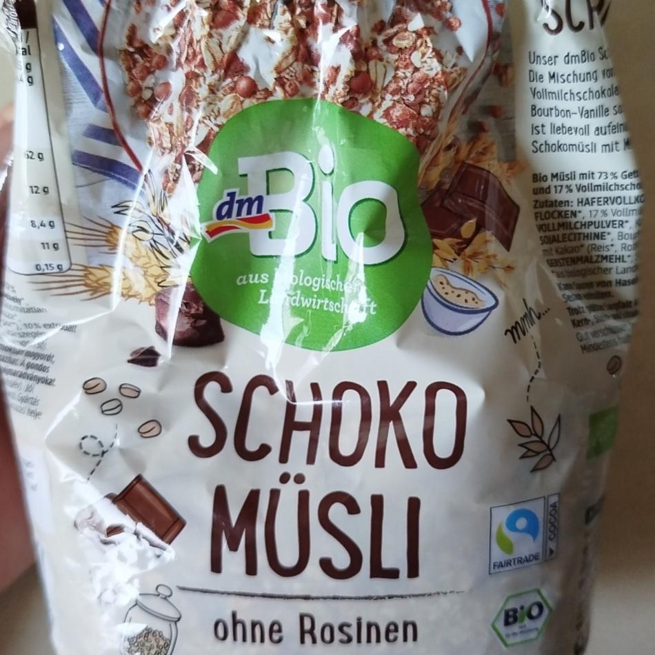 Képek - Schoko müsli ohne Rosinen dmBio