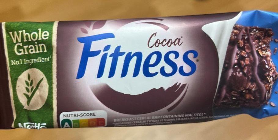 Képek - Nestlé Fitness Multigrain Protein Cocoa kakaós ízű gabonapehely-szelet édesítőszerrel 20 g