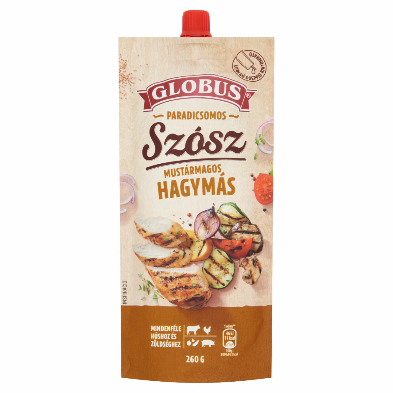 Képek - Globus paradicsomos mustármagos hagymás szósz 260 g