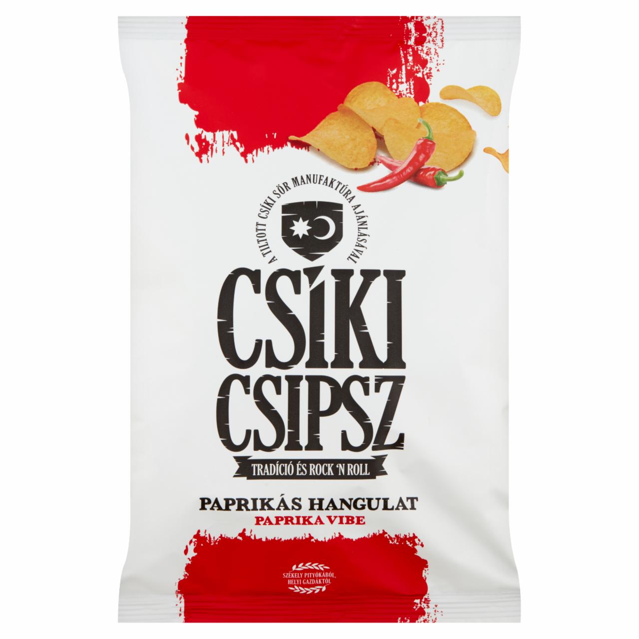Képek - Csíki Csipsz Paprikás Hangulat paprikás ízesítésű burgonyacsipsz 70 g