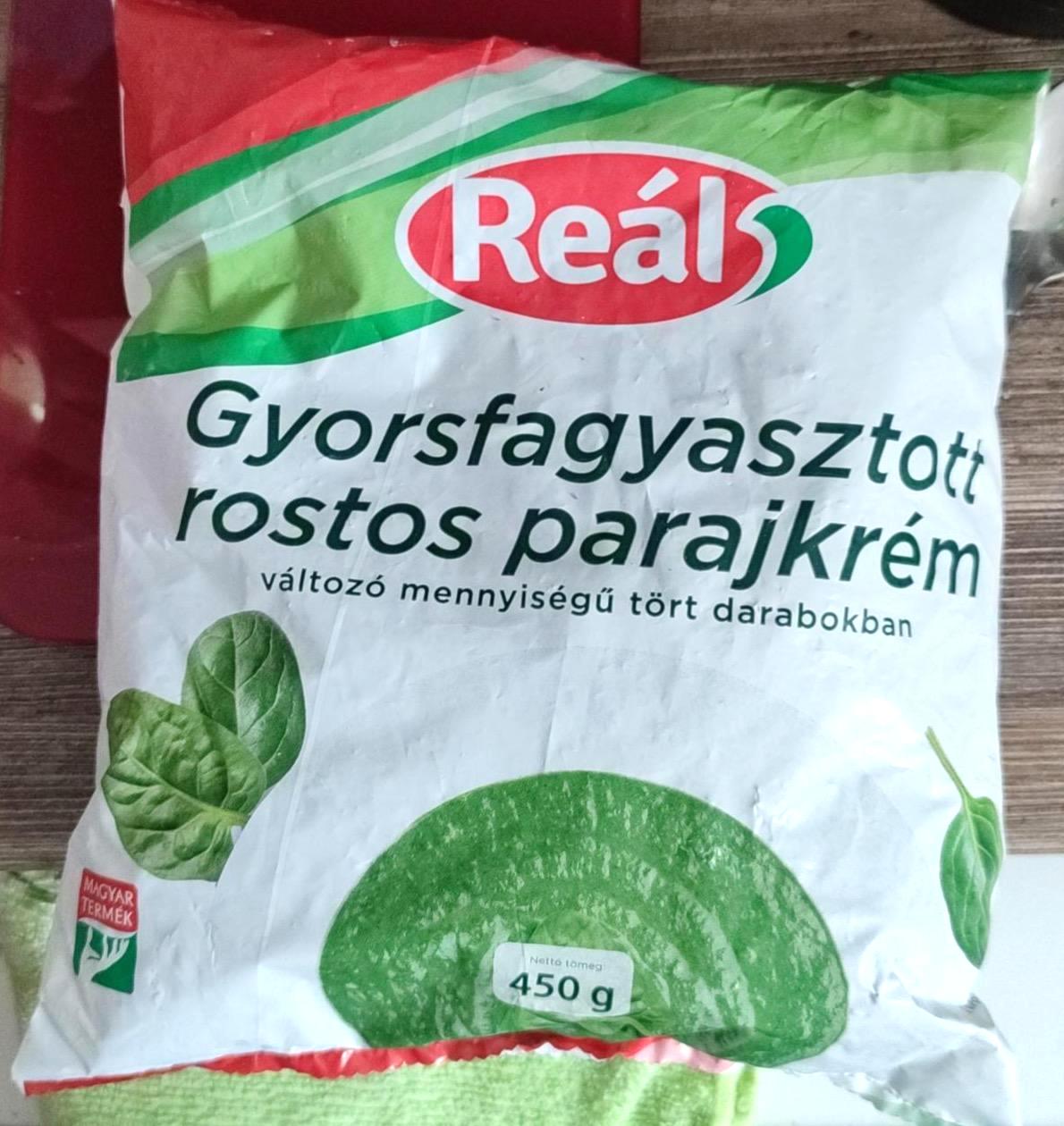 Képek - Gyorsfagyasztott rostos parajkrém Reál