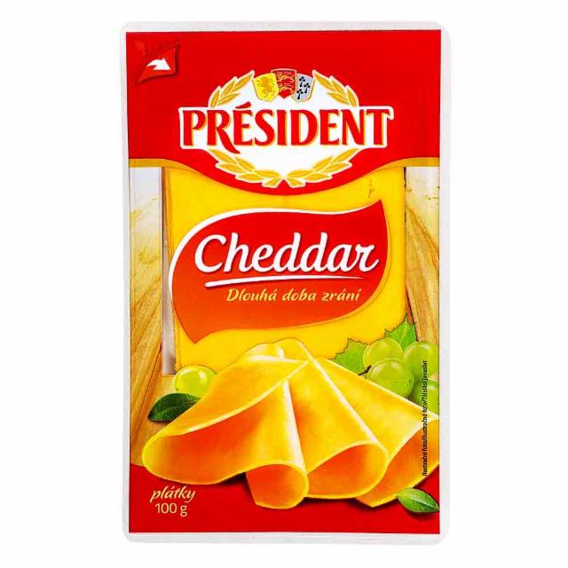 Képek - Cheddar szeletelt sajt Président