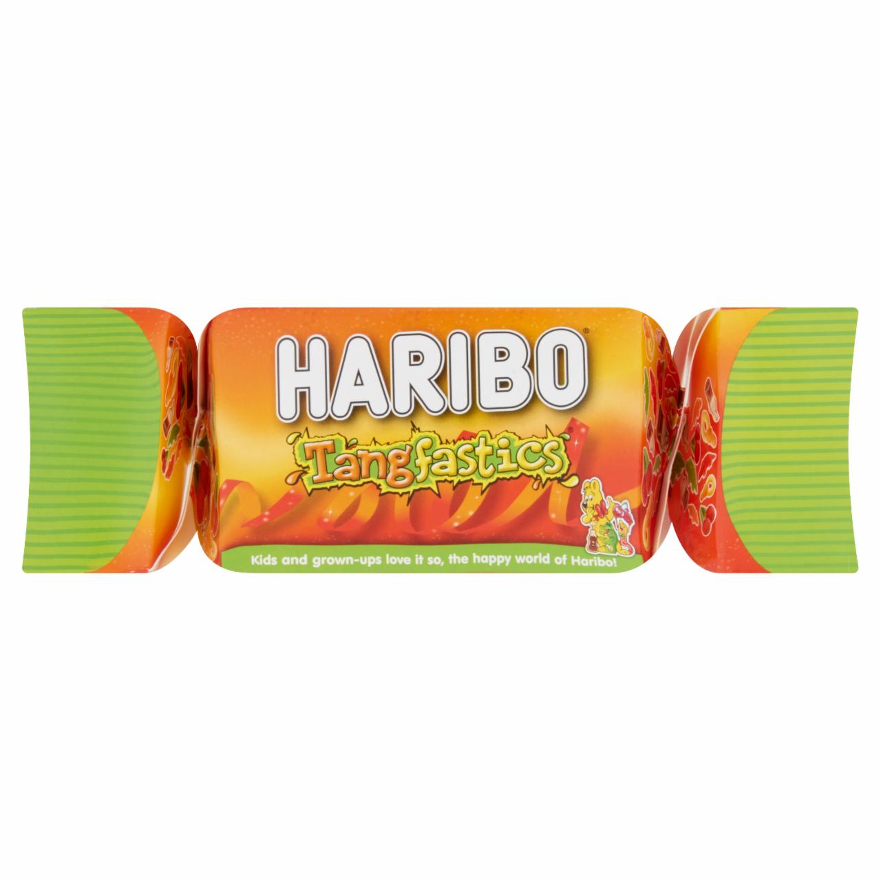 Képek - Haribo Tangfastics gyümölcs- és kólaízű, savanyú, vegyes gumicukorka 120 g