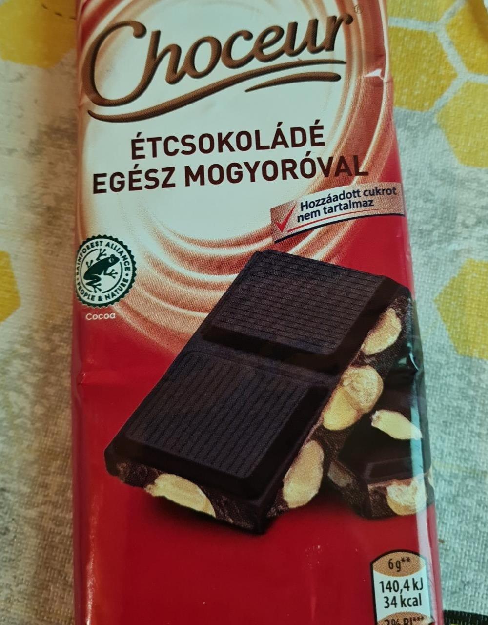 Képek - Étcsokoládé egész mogyoróval Choceur