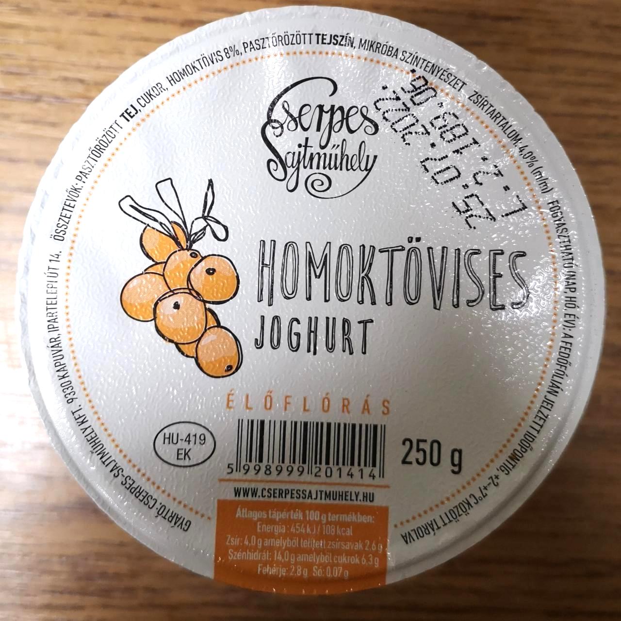 Képek - Homoktövises joghurt Cserpes