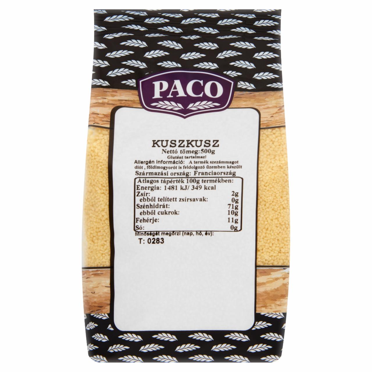 Képek - Paco étkezési kuszkusz 500 g