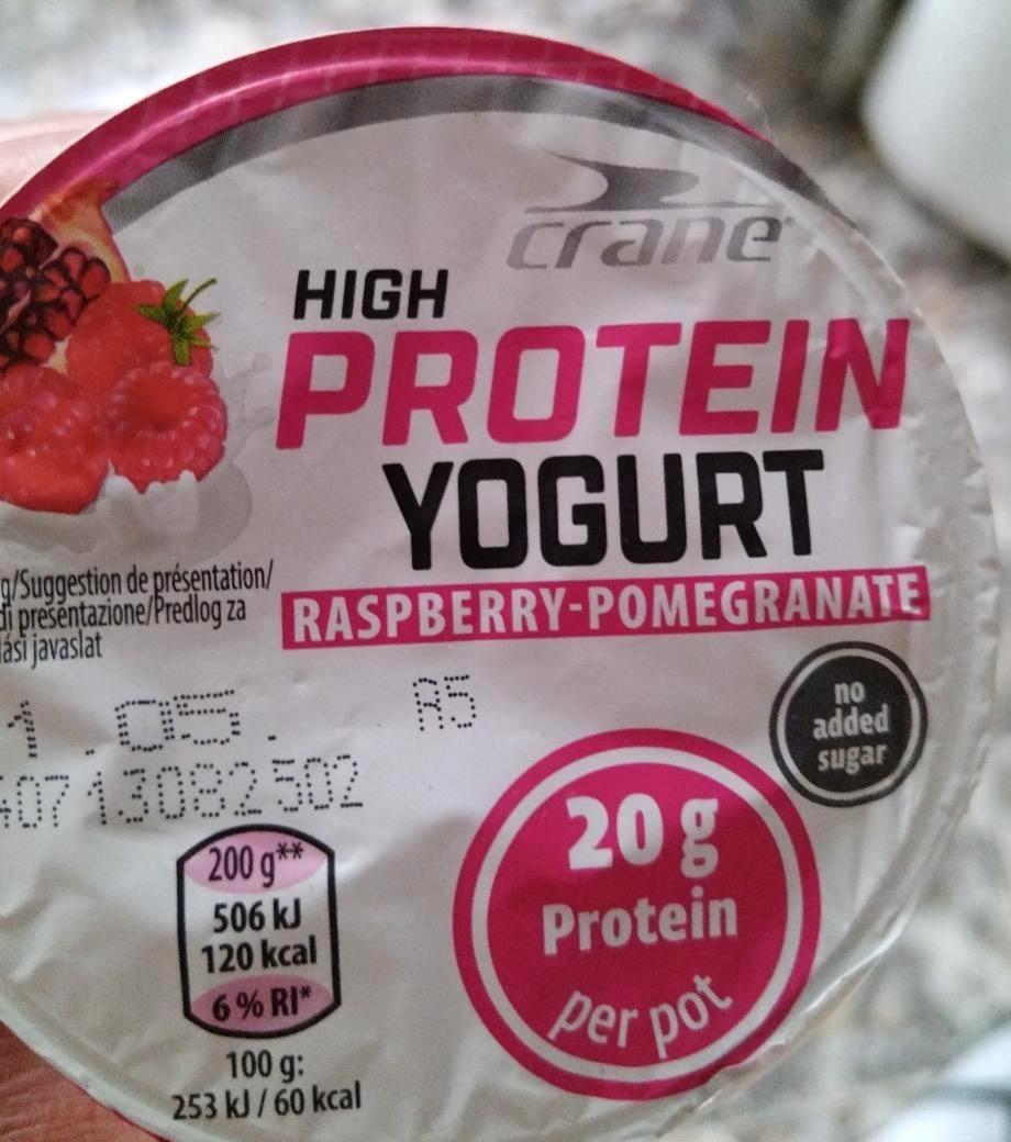 Képek - High protein yogurt Raspberry - pomegranate Crane