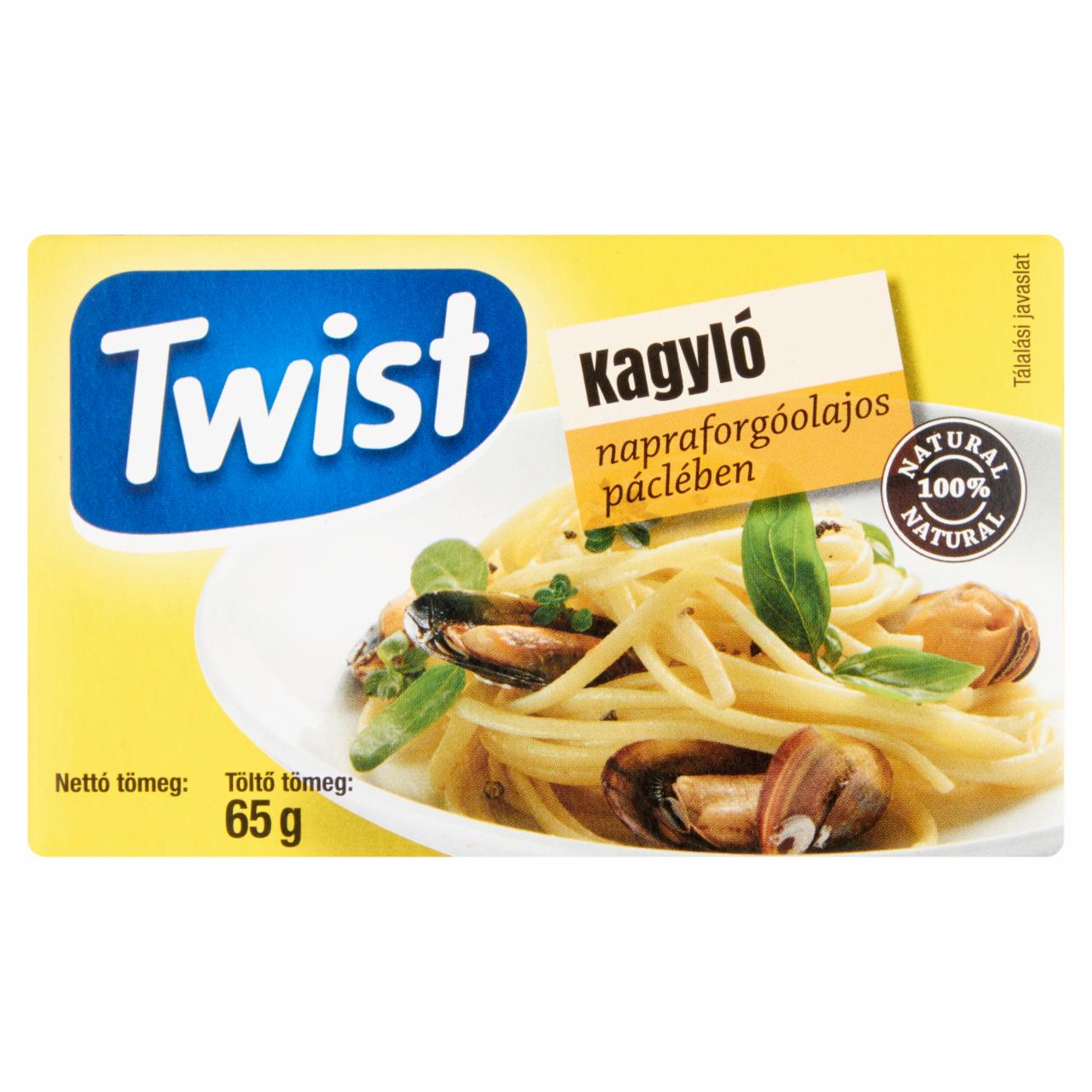 Képek - Twist kagyló napraforgóolajos páclében 111 g