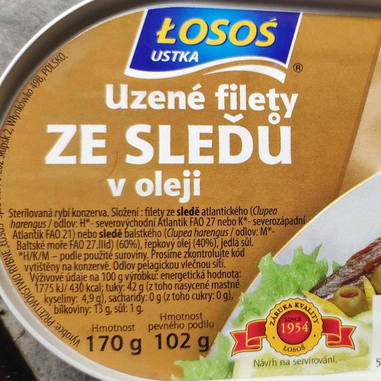 Képek - LOSOS hering filé füstölt 170 g