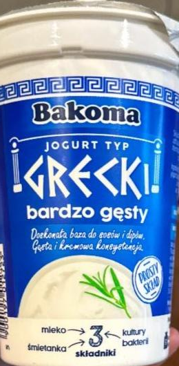 Képek - Bakoma Greek natúr joghurt 400 g