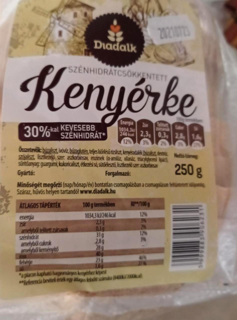 Képek - Szénhidrátcsökkentett kenyérke Diadalk