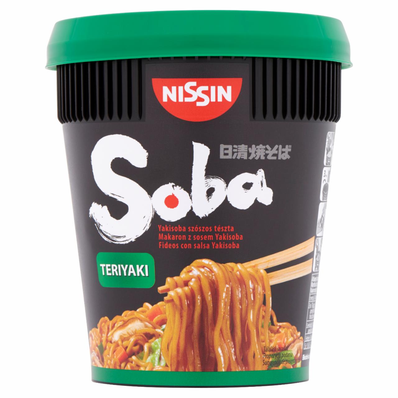 Képek - Nissin Soba Teriyaki szószos tészta 90 g