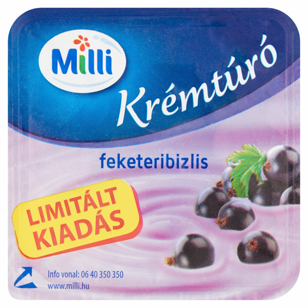 Képek - Milli feketeribizlis krémtúró 90 g