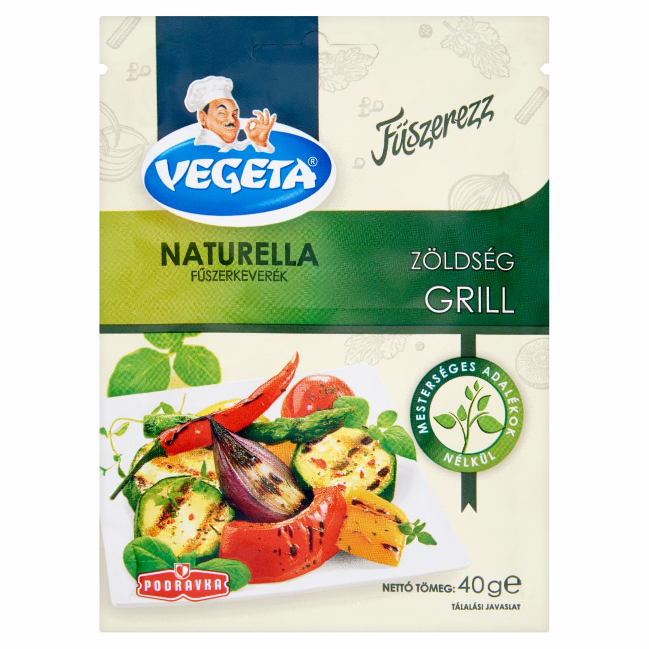 Képek - Vegeta Naturella zöldség grill fűszerkeverék 40 g