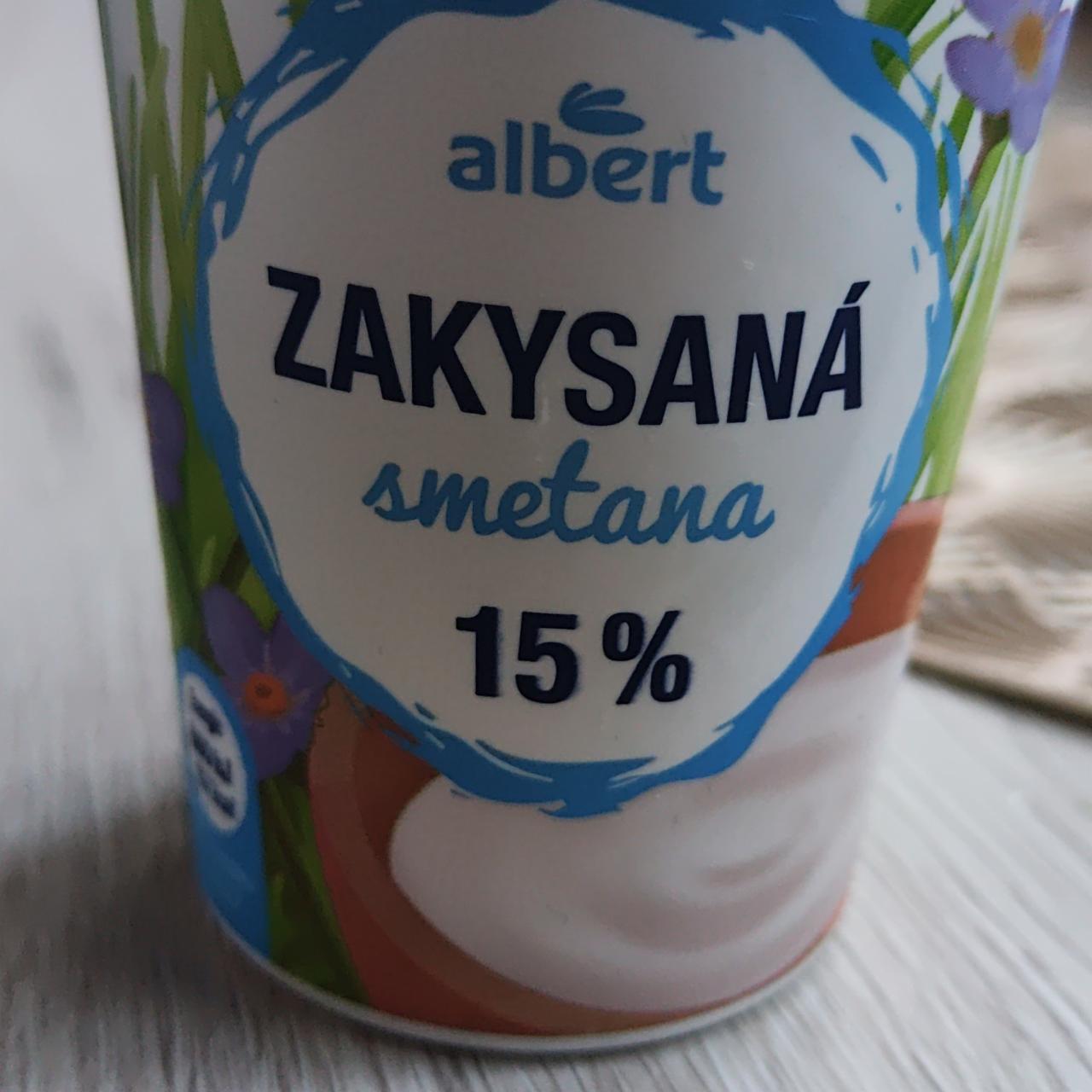 Képek - zakysaná smetana 15% Albert