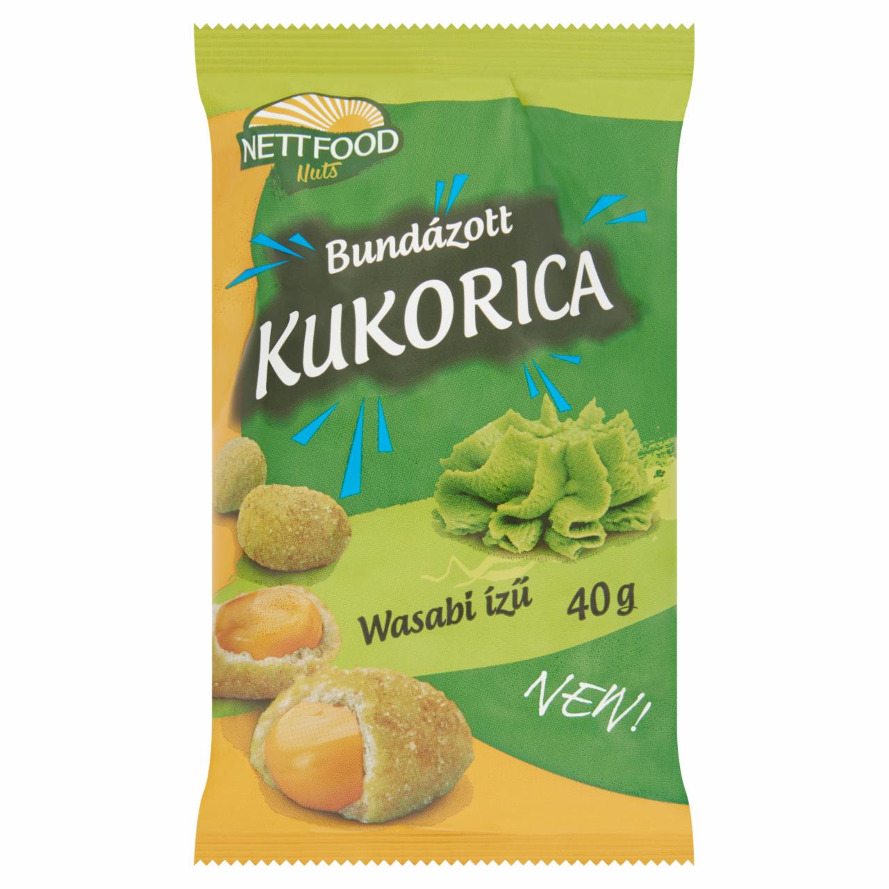 Képek - Nett Food Nuts wasabi ízű bundázott kukorica 40 g