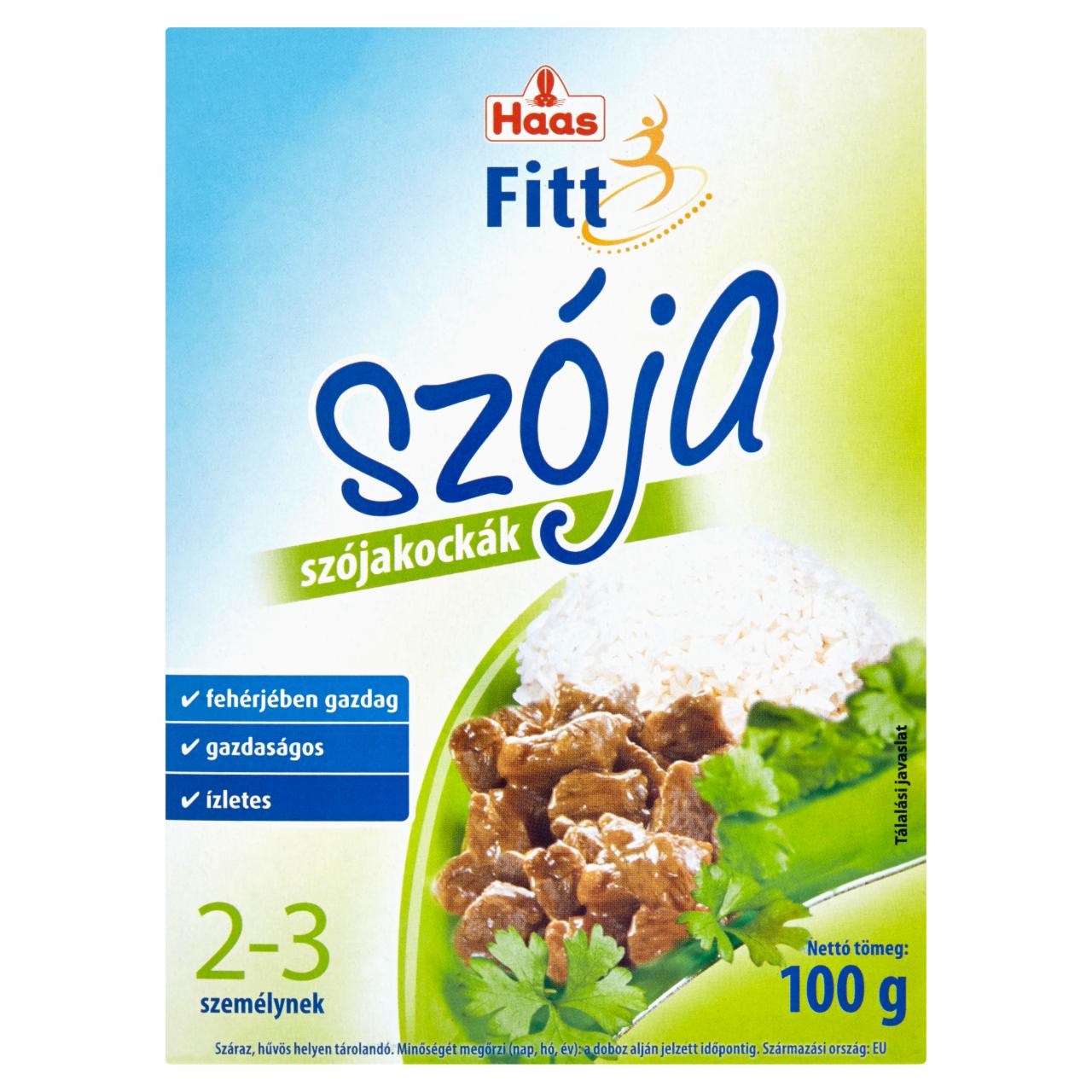 Képek - Haas Fitt szójakockák 100 g