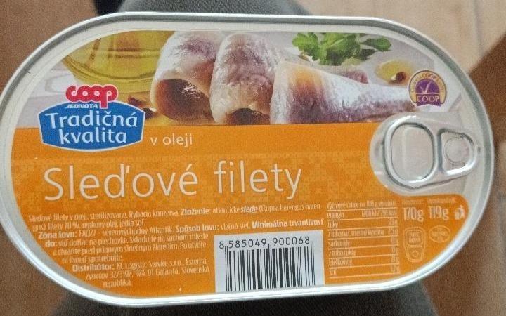 Képek - Sleďové filety v oleji Coop Jednota