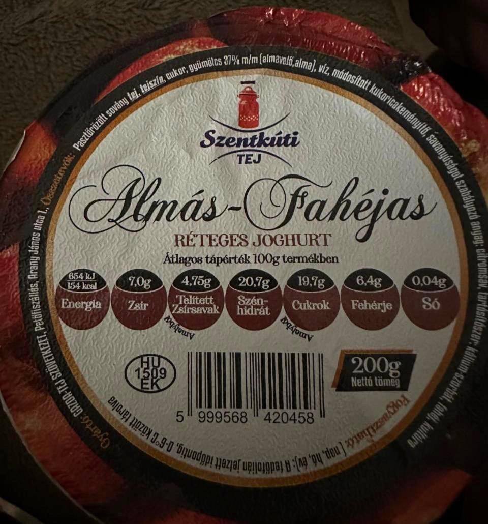 Képek - Szentkúti Tej almás-fahéjas réteges joghurt 200 g