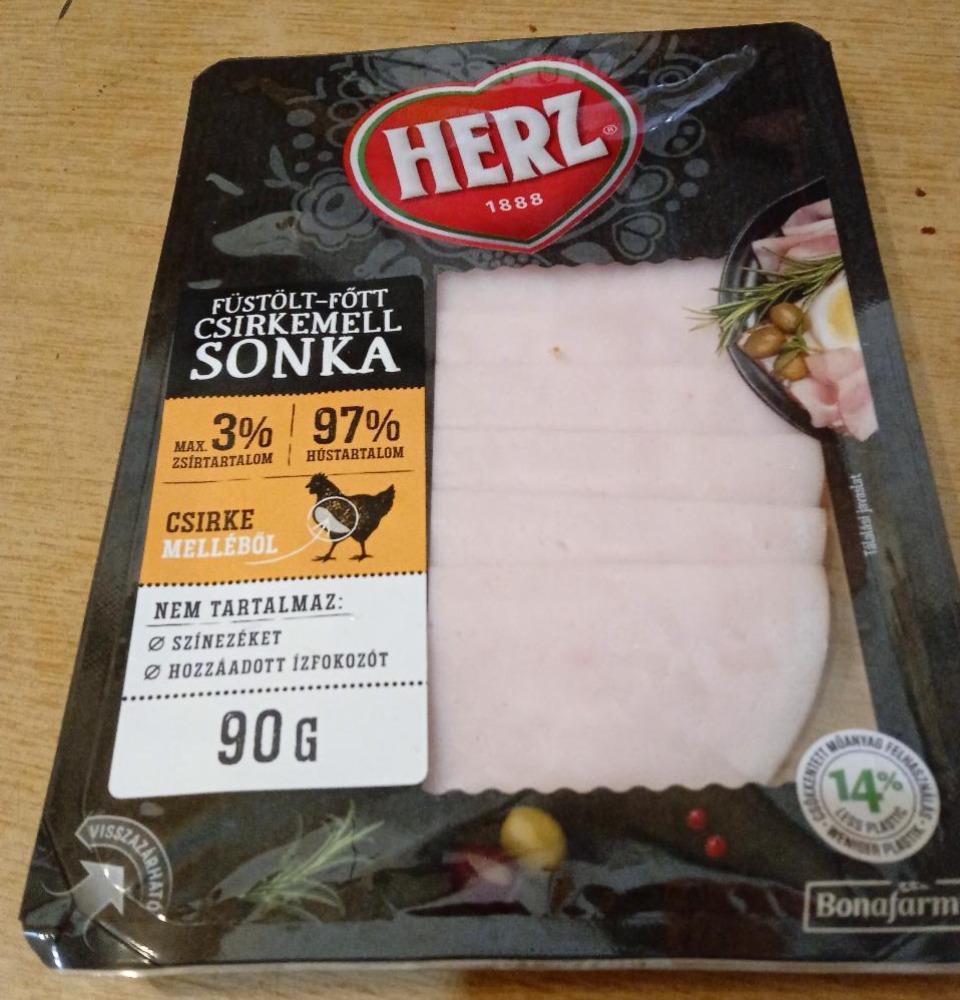 Képek - HERZ füstölt-főtt csirkemell sonka 90 g