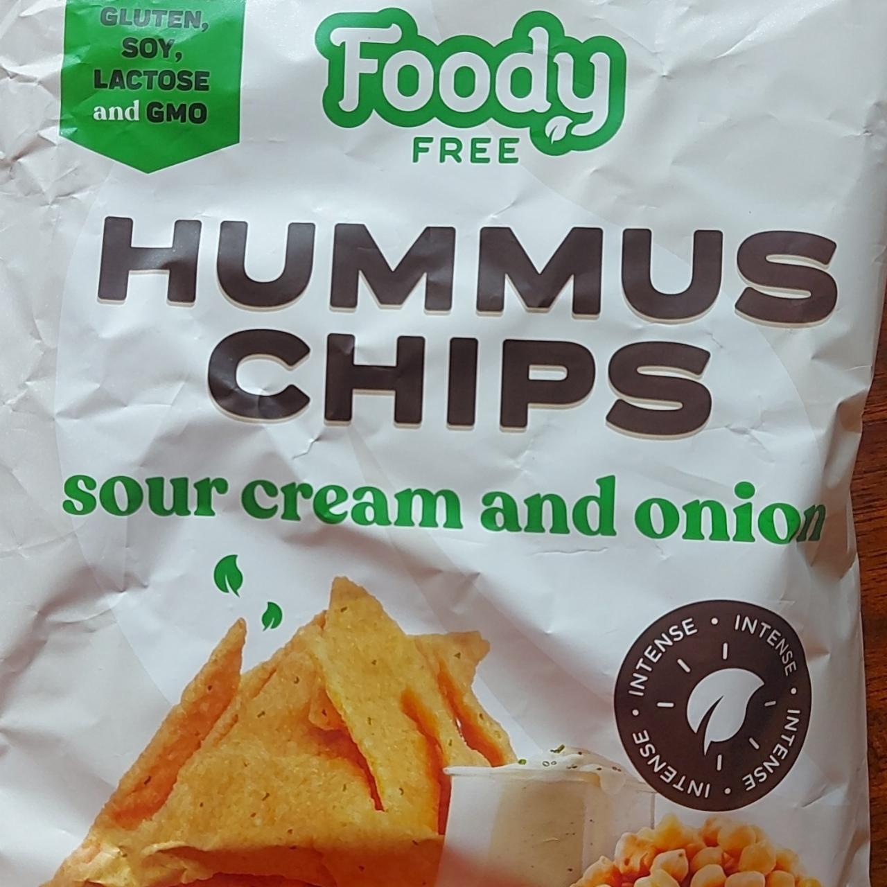 Képek - Hummus chips Sour cream and onion Foody Free