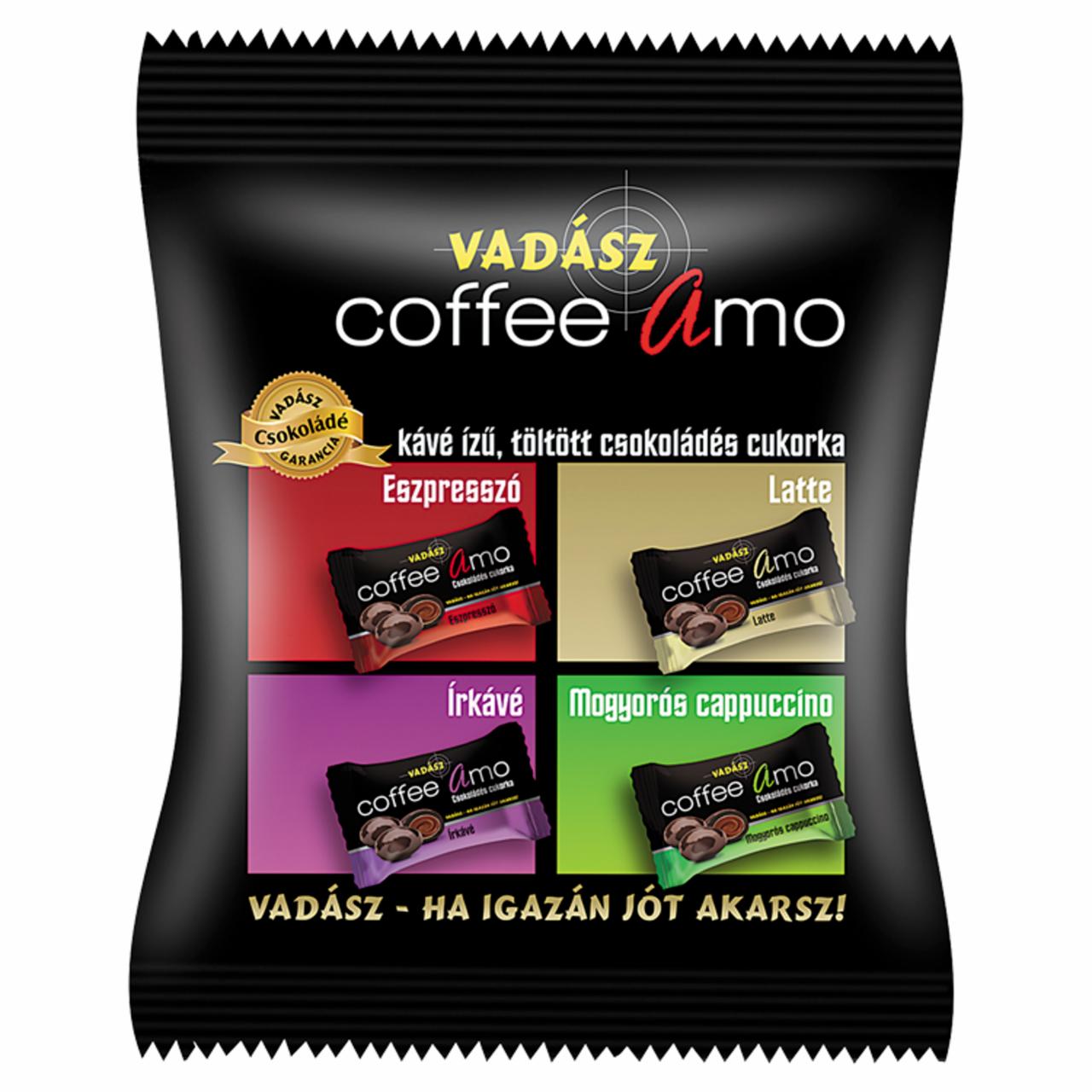 Képek - Vadász Coffee Amo 4 féle kávé ízű, töltött csokoládés cukorka 100 g