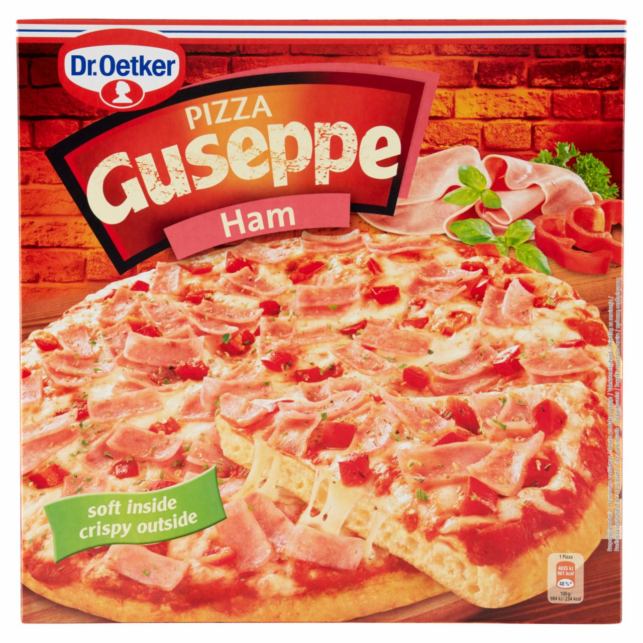 Képek - Dr. Oetker Guseppe gyorsfagyasztott pizza sonkával 410 g